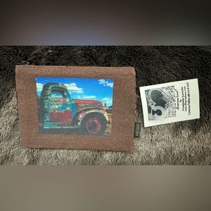 Dharma Love: Truck in Taos Brown brown hemp pouch